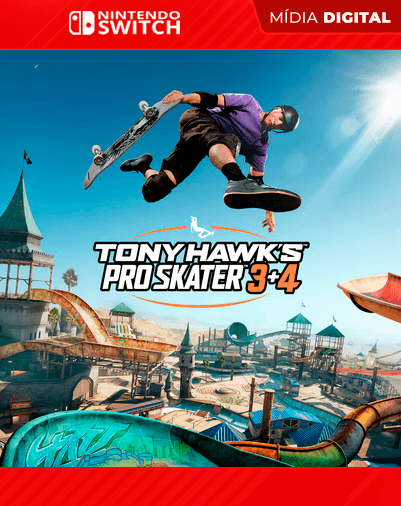 Tony Hawk’s Pro Skater 3 + 4 – Nintendo Switch 2- Mídia Digital