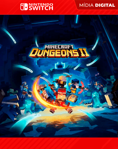 Minecraft Dungeons II – Nintendo Switch – Mídia Digital