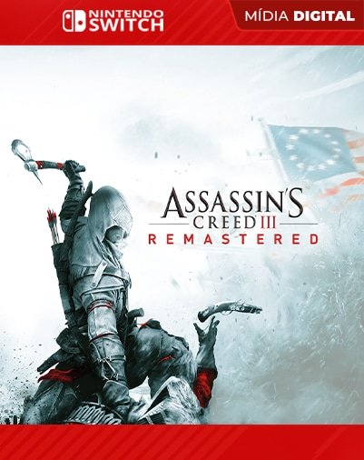 Assassins Creed Iii Remastered Nintendo Switch Mídia Digital Needgames 1308