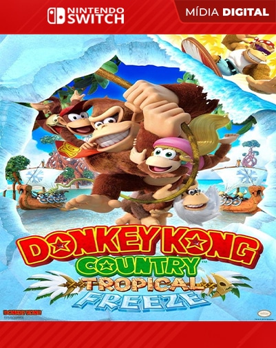 Donkey Kong Country Tropical Freeze - Nintendo Switch, Juegos Digitales  Brasil