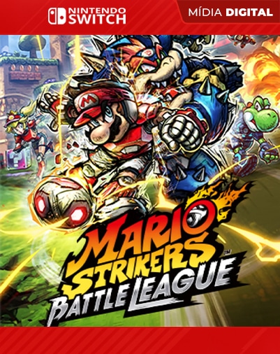 Jogo Mario Strikers Battle League Nintendo Switch Mídia Física