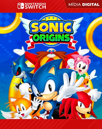 Jogo Sonic Origins - Switch - IzzyGames Onde você economiza Brincando !