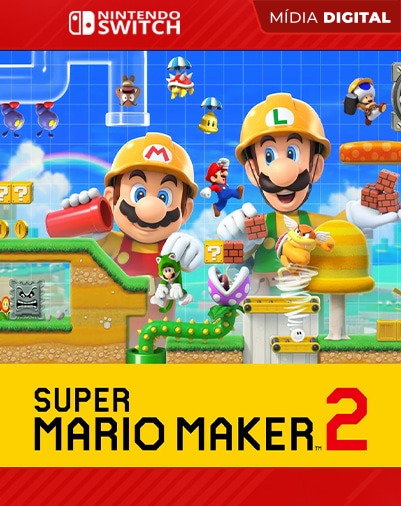 Comprar Super Mario Maker 2 - Nintendo Switch Mídia Digital - de R