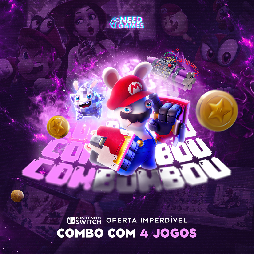 Combo de Jogos 4 in 1 - Licença Vip - Nintendo Switch - Mídia Digital -  NeedGames