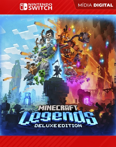 Minecraft Legends for Nintendo Switch, [Deluxe Edition] logo legend minecraft