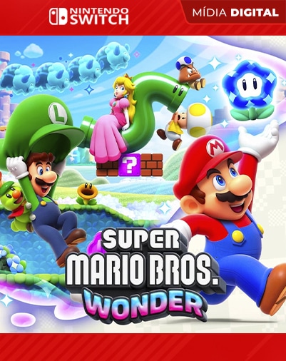 Jogo Super Mario 3D World + Bowser's Fury Nintendo Switch Mídia